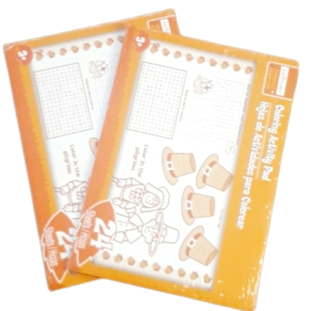Creatology Harvest Thanksgiving Coloring Activity Pad / Place Mats - 24 Sheets